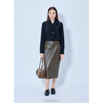 막스마라 스카프 실크 셔츠