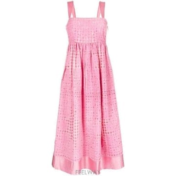 ULLA JOHNSON 26 FW ��� ���� �Ƹ��� �μҸ� �̵� �巹�� PF220128FLORAHANDAPPLIQUE TP4572326 FW ��� ���� �Ƹ��� �μҸ� �̵� �巹�� PF220128FLOR