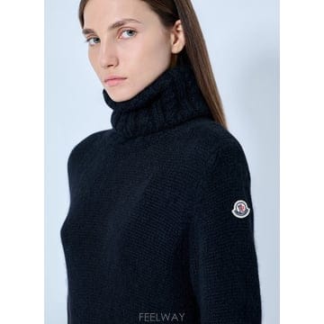 26 F/W 몽클레어 터틀넥 니트 드레스 L2093 9L00004 N B0112267388