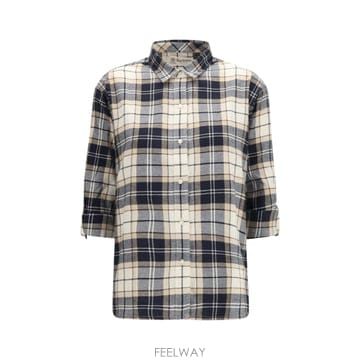 [B1] 바버 LSH1560 블라우스 셔츠 탑 여성 LSH1560TN26