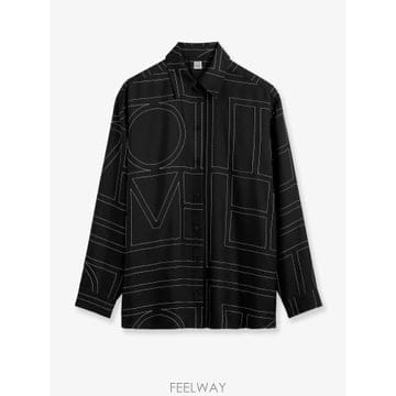 [A8] 토템 263WRT0480 블라우스 셔츠 탑 여성 263WRT0480-FB0704001