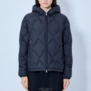 26 FW 몽클레어 Arvouin 아르보인 퀼팅 후드 패딩 자켓 블랙 L2093 1A00087 597YW 999