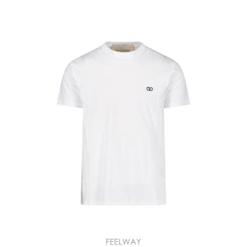 26FW 발렌티노 가라바니 반팔 티셔츠 9V3MG10VBMM 0BO White