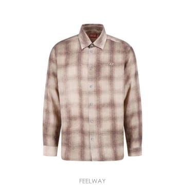 26FW 디젤 셔츠 A22746 0JMCM 1BKA Brown