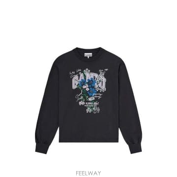 26FW 가니 탑 A1050305 252 BLACK