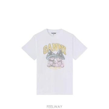 26FW 가니 탑 A1050311 151 WHITE