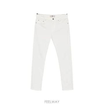 26FW 피티제로우노 데님 팬츠 OA14T0 DP05Z0 Y015 WHITE