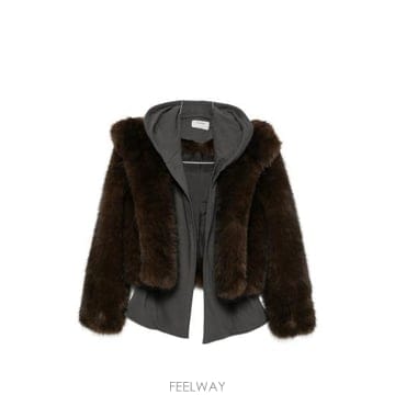 시스템 자켓 TAUPE BROWN