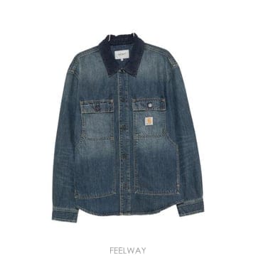 26FW 칼하트 데님 자켓 I037532 4534Q BLUE