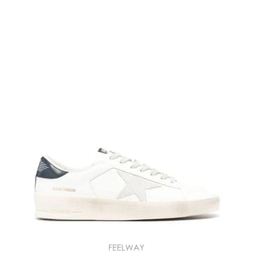 26FW 골든구스 스타단 스웨이드 스타 스니커즈 GMF00128 F000567 10509 WHITE BLUE