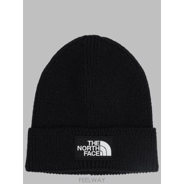 26FW 노스페이스 TNF 로고 박스 커프드 비니 NF0A8CHE JK31 BLACK