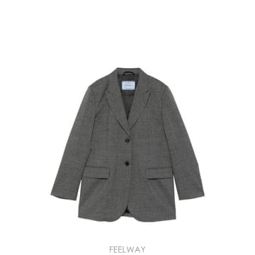 26FW 프라다 수트 자켓 P509Q 6011F0480 GREY