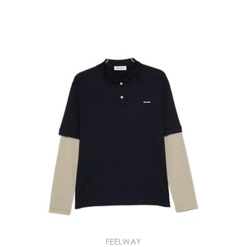 26FW 미우미우 폴로 티셔츠 MJL076 17ORF0UD9 NAVY