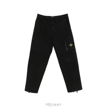 26FW 스톤 아일랜드 스트레이트 팬츠 L2S153100015 S0211V0029 BLACK