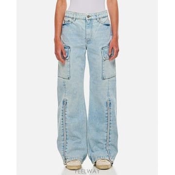 24 S/S 스텔라 맥카트니 프론트 지퍼 카고 데님 6D02463SP B0031033509