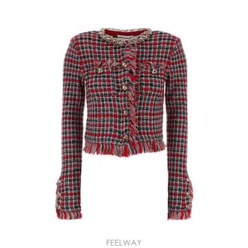 26FW 셀프 포트레이트 자켓 AW26146JR RED
