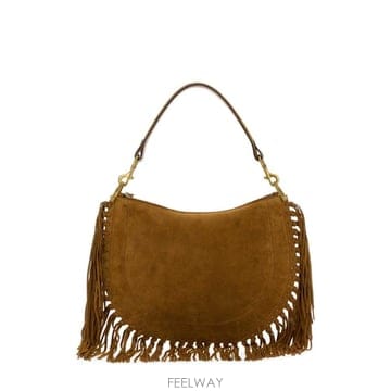 26FW 이자벨마랑 오스칸 호보 프린지 디테일 핸드백 BF0066FCC3C14M 50CO Brown