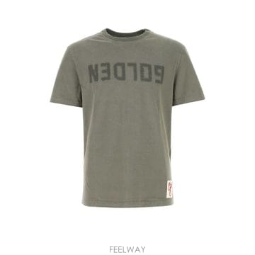 26FW 골든구스 골든 로고 프린트 반팔 티셔츠 GMP01220P000671 35479 Grey