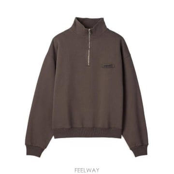 쟈크뮈스 하프 지퍼 풀오버 스웨트셔츠