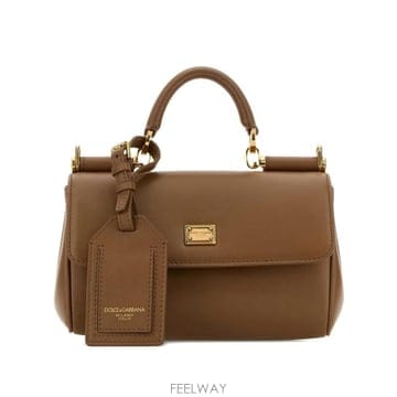 26FW 돌체앤가바나 마이 시실리 핸드백 BB7864 B7321 8Z093 CARAMELLO