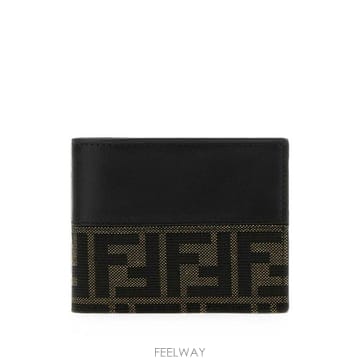 26FW 펜디 FF 바이폴드 월렛 7M0169 B139 F0XLL NERO TABACCO MORO