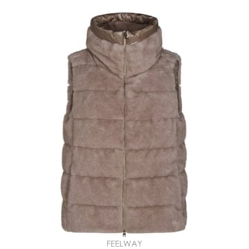 에르노 CHANTILLY 베스트 퍼 자켓 PI002282D12941 B0482267897