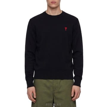 26 F/W 아미 아미 드 꾀흐 스웨터 HKS826001009 B0022267949