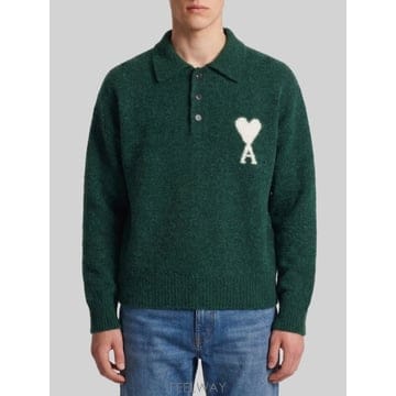 26 F/W 아미 아미 드 꾀흐 폴로 셔츠 UPL408KN0135A2 B0022267961