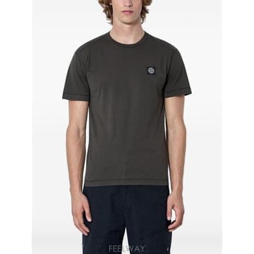 26FW 스톤 아일랜드 반팔 티셔츠 L2S152100027 S0013V0078 Coal grey