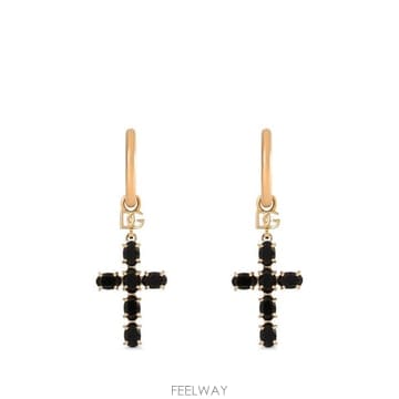 26FW 돌체앤가바나 이어링 WEQ2D6 W1111N0011 Nero oro