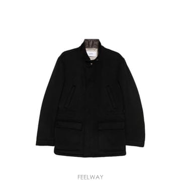 라르디니 블랙 울 코트