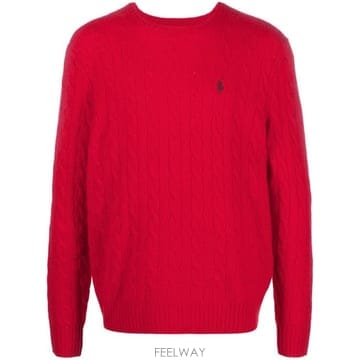 26FW 랄프 로렌 스웨터 710876762006 PARK AVE RED