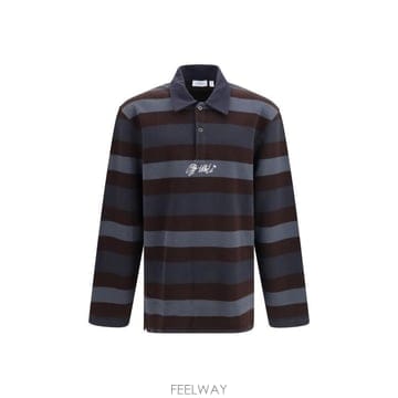 26FW 오프화이트 폴로 티셔츠 OMAD015F26JER00290 960 MULTICOLOUR