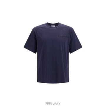 26FW 살바토레 페라가모 반팔 티셔츠 796592 001 BLUE
