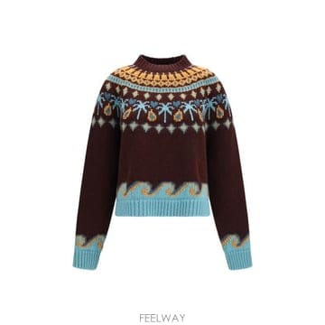 26FW 알라누이 스웨터 LWHE061E26KNI001 2851 BORDEAUX