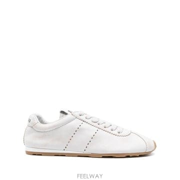 26FW 미우미우 플룸 블리치 스니커즈 5E114E3H02 F 005F0009 White