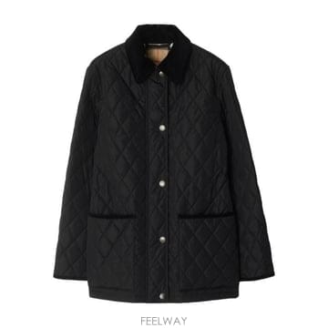 26FW 버버리 퀄티드 나일론 반 자켓 8107463 C1900