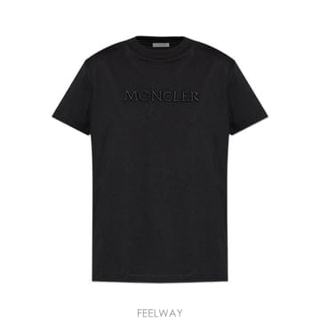 26FW 몽클레어 반팔 티셔츠 L20938C00021 89AUO999 Black