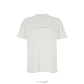 26FW 엠포리오 아르마니 반팔 티셔츠 AF13669 EM004583 M0307 WHITE