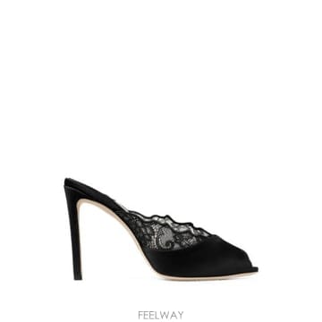 Jimmy Choo 26FW ������ ���� BRIGITTE MULE 100 WAN BLACK26FW ������ ���� BRIGITTE MULE 100 WAN BLACK