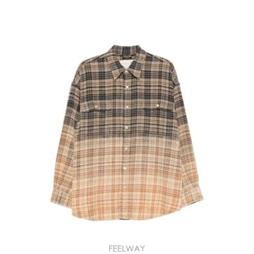26FW 알13 셔츠 R13WR415 R855B BLYEL NEUTRALS