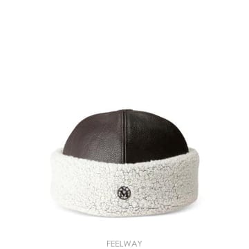 26FW 메종미셸 모자 2674001001 MARTHE DKBRO BROWN WHITE