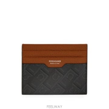 Ferragamo 26FW ����䷹ ��󰡸� ũ���� ī�� Ȧ�� 661583 0795888 GRINE BLACK BROWN26FW ����䷹ ��󰡸� ũ���� ī�� Ȧ�� 661583 0795888