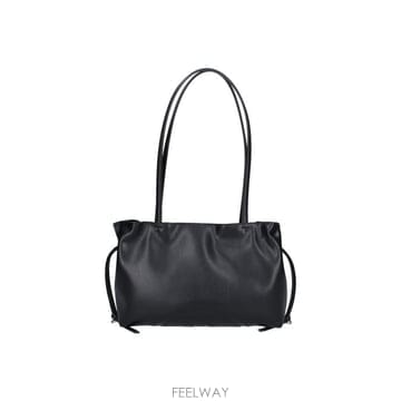 26FW 토리버치 엘라 리사이클드 드로스트링 스몰 토트 핸드백 178768 001 Black