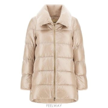 26FW 에르노 나일론 울트라라이트 레이디 얼터너티브 퍼 A 쉐입 자켓 PI002140D 12017Z 198