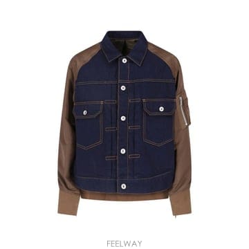 26FW 사카이 자켓 26 08587 214 Blue