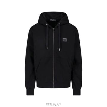 26FW 돌체앤가바나 후드 티셔츠 G9CEGT G7Q2O N0000 Black