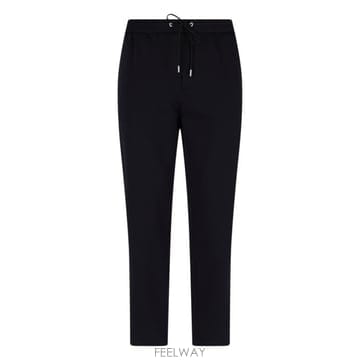 26FW 몽클레어 스트레이트 팬츠 091 2A000 33 89ALO 999 Black