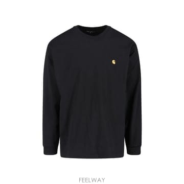 26FW 칼하트 WIP 롱슬리브 체이스 티셔츠 I026392 00FXX Black