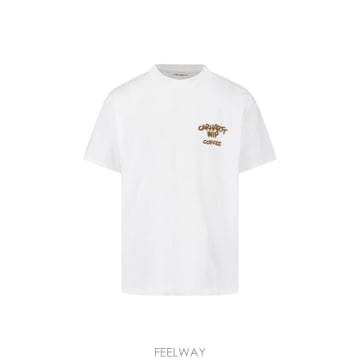 26FW 칼하트 WIP 반팔 티셔츠 I037446 02XX White
